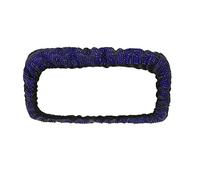 X AUTOHAUX Rear View Mirror Decorative Cover Faux Crystal Trim Blue