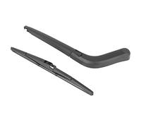 X AUTOHAUX Rear Windshield Wiper Blade Arm Set for Chevrolet Spark 2010-2020 - 380mm 15inch