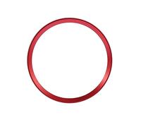 X AUTOHAUX Red Car Steering Wheel Decal Decoration Sticker Cover Trim