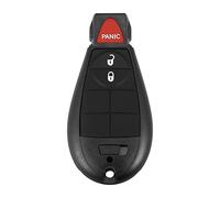 X AUTOHAUX Replacement Keyless Entry Remote Car Key Fob GQ4-53T 433Mhz for Jeep Cherokee 2014-2019 3 Buttons with Door Key 56046953