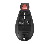 X AUTOHAUX Replacement Keyless Entry Remote Car Key Fob M3N5WY783X 433Mhz for Dodge Challenger 2008-2014 5 Buttons with Door Key IYZ-C01C