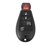 X AUTOHAUX Replacement Keyless Entry Remote Car Key Fob M3N5WY783X 433Mhz for Jeep Grand Cherokee 2008-2010 for Commander 2008-2010 5 Buttons with Door Key