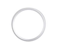 X AUTOHAUX Silver Tone Car Steering Wheel Decal Decoration Sticker Cover Trim
