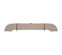 X AUTOHAUX Square Frame Bimini Top Storage Boot Cover with Stern Light Hole Waterproof Boat Bimini Storage Bag with 2 Fixed Straps 600D Polyester 91"-96" W for 3 Bow 4 Bow Beige 1 Set