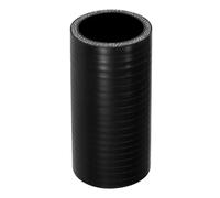 X AUTOHAUX Straight Coupler Silicone Hose 1.65" ID 3.94" Length 0 Degree Universal Car Silicone Hose Coolant Hose 4-Ply 5mm Thickness Air Intake/Turbo/Intercooler Piping Tube Black 1 Pcs