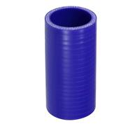 X AUTOHAUX Straight Coupler Silicone Hose 1.65" ID 3.94" Length 0 Degree Universal Car Silicone Hose Coolant Hose 4-Ply 5mm Thickness Air Intake/Turbo/Intercooler Piping Tube Blue 1 Pcs