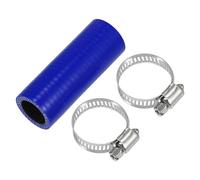 X AUTOHAUX Straight Coupler Silicone Hose 20mm 0.79" ID 2.99" Length 0° Universal Car Silicone Hose Coolant Hose 4-Ply 5mm Thickness Air Intake/Turbo/Intercooler Piping Tube Blue Black 1 Set