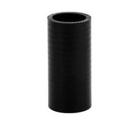 X AUTOHAUX Straight Coupler Silicone Hose 28mm/1.1" ID 2.99" Length 0 Degree Universal Car Silicone Hose Coolant Hose 3-Ply 4mm Thickness Air Intake/Turbo/Intercooler Piping Tube Black 1 Pcs