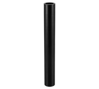 X AUTOHAUX Straight Coupler Silicone Hose 28mm 1.10" ID 11.81" Length 0° Universal Car Silicone Hose Coolant Hose 4-Ply 5mm Thickness Air Intake/Turbo/Intercooler Piping Tube Black 1 Pcs