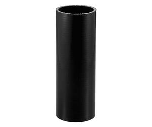 X AUTOHAUX Straight Coupler Silicone Hose 60mm 2.36" ID 7.87" Length 0 Degree Universal Car Silicone Hose Coolant Hose 4-Ply 5mm Thickness Air Intake/Turbo/Intercooler Piping Tube Black 1 Pcs