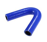 X AUTOHAUX Universal 19mm 0.75" ID 135 Degree Car Coupler Silicone Hose Blue