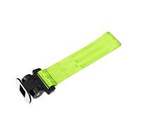 X AUTOHAUX Universal 27x6.5cm Front Rear Bumper Trailer Tow Hook Strap Towing Belt for Car Bumper Decorative Green