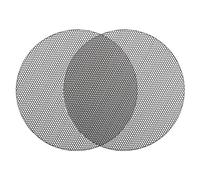 X AUTOHAUX Universal 3.5 Inch Speaker Grills Mesh for Audio Subwoofer 100x6.5mm Grille without Frame Black - Pack of 2