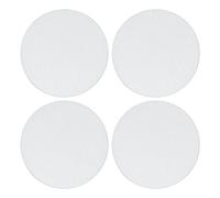 X AUTOHAUX Universal 3 Inch Speaker Grills Mesh for Audio Subwoofer 84x6.5mm Grille without Frame White - Pack of 4