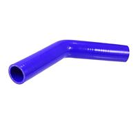 X AUTOHAUX Universal 32mm 1.26" ID 45 Degree Car Coupler Silicone Hose Blue