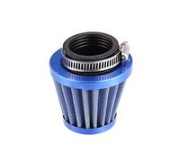X AUTOHAUX Universal 38mm Air Filter Cleaner Round Tapered for Motorcycle Blue