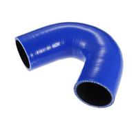 X AUTOHAUX Universal 51mm 2.01" ID 135 Degree Car Coupler Silicone Hose Blue