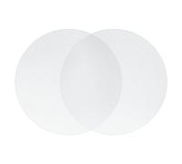 X AUTOHAUX Universal 6.5 Inch Speaker Grills Mesh for Audio Subwoofer 173x6.5mm Grille without Frame White - Pack of 2