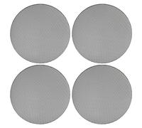 X AUTOHAUX Universal 7 Inch Speaker Grills Mesh for Audio Subwoofer 182x6.5mm Grille without Frame Black - Pack of 4