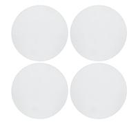 X AUTOHAUX Universal 7 Inch Speaker Grills Mesh for Audio Subwoofer 182x6.5mm Grille without Frame White - Pack of 4