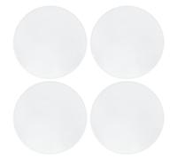 X AUTOHAUX Universal 9 Inch Speaker Grills Mesh for Audio Subwoofer 235x245x12mm Grille without Frame White - Pack of 4