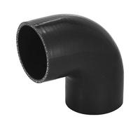 X AUTOHAUX Universal Car 70mm 2.75" ID 90 Degree Coupler Silicone Hose Black