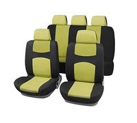 X AUTOHAUX Universal Fit Full Set Car Seat Cover Kit for Truck SUV Black Yellow