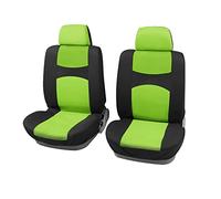 X AUTOHAUX Universal Front Car Truck Seat Cover Kit Protector Pad Black Green