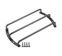 X AUTOHAUX Universal Iron Black 8" Speaker Grill Bar Audio Speaker Subwoofer Grill Grille 8 Inch 3 Bar Speaker Grille Bar Woofer Protective Cover - Pack of 1