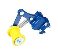 X AUTOHAUX Universal Motorcycle Chain Tensioner Adjuster Accessories Blue