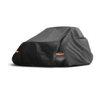 X AUTOHAUX UTV Cover for Can-Am Maverick X3 RS Turbo 2 Seaters Waterproof Side by Side Cover for Can-Am Maverick X3 x RS Turbo RR Outdoor Sun Rain Protection 210D-PU Oxford Cloth Black
