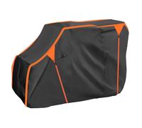 X AUTOHAUX UTV Cover for Honda Pioneer-1000Waterproof Side by Side Cover Outdoor Sun Rain Storage Protection 210D-PU Black 298x160x195cm/117.3x63x76.8in