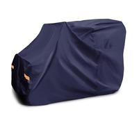 X AUTOHAUX UTV Cover for Honda Pioneer 520 2-3 Seaters Waterproof Side by Side Cover for Honda Pioneer 500 Outdoor Sun Rain Protection 210D-PU Cloth Navy Blue 107.09L"x50"Wx70.87"H