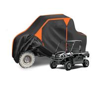 X AUTOHAUX UTV Cover for Kawasaki MULE PRO-MX LE 19-25 Sun Rain Protection | Waterproof, 210D-PU Black 285x153x192cm/112.2x60.24x75.59in, Side by Side Cover