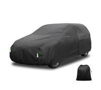 X AUTOHAUX Waterproof SUV Car Cover for 182-190 Inch SUVs - All-Weather Protection, Anti-UV, Windproof, Left Side Zipper & Mirror Pockets Heavy Duty Outdoor Vehicle Cover