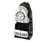 X AUTOHAUX Window Control Switch Compatible for Mercedes-Benz, Plastic Black