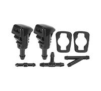 X AUTOHAUX Windshield Washer Nozzles for Hyundai Accent Pack of 7 | Front Windshield Washing Sprayer Jet, Matched Connecting Hose, Black Vehicle Accessory