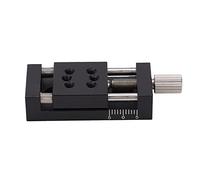 X Axes Linear Stage Manual Twist Fine Tune Platform Sliding Table Aluminum Alloy SP20A 10 High Precision Smooth Movement for Optical Equipment Measuring Devices Semiconductor