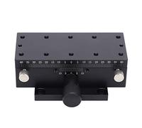 X Axis Linear Stage Dovetail Groove Manual Fine Tune Platform Sliding Table HB A90 for Precision Adjustment Applicable in Laboratory Setup