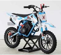 X BEAST MOTORSPORT 60cc Mini Dirt Bike Petrol 4 Stroke Automatic - Motorcross Scrambler BLUE 2025 Off Road