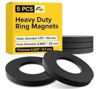 X-bet MAGNET Ceramic Ring Magnets (5, Large)