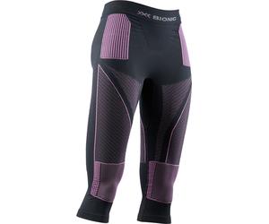 X-Bionic - Collant 3/4 technique - Energy Accumulator 4.0 Pants 3/4 W Charcoal/Magnolia for Women - Size S - Grey Grey S
