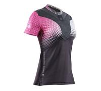 X-Bionic CoreFusion Run T-shirt short sleeve black white fuchsia Women - M