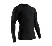 X-BIONIC Energy Accumulator 4.0 Shirt Round Neck Long Sleeves Men Baselayer Functional Sport T-Shirt - Black, Large