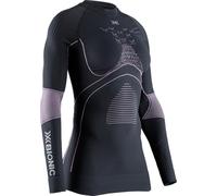X-BIONIC Energy Accumulator 4.0 Women's Shirt Round Neck Long Sleeves, Charcoal/Magnolia, XL
