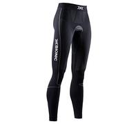 X-BIONIC INVENT 4.0 Cycling Pants Women Long Cycling Pants Trousers Tights Legging with Highly Breathable Sponge Padded - Black/Charcoal, Small