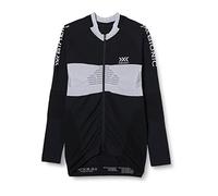 X-BIONIC Invent 4.0 Cycling Zip Shirt Long Sleeves Men Biking Mountain Bike Shirt MTB Top Zipper Pockets - Black/Charcoal, M