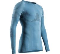 X-BIONIC Invent 4.0 Shirt Round Neck Long Sleeves Men Baselayer Functional Sport T-Shirt, Blue Anthracite, M