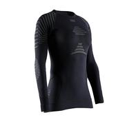 X-Bionic - Technical long-sleeved T-shirt - Invent 4.0 Round Neck LS W Black/Charcoal for Women - Size M Black M