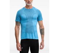 X BIONIC logo-patch panelling T-shirt - Blue M-L